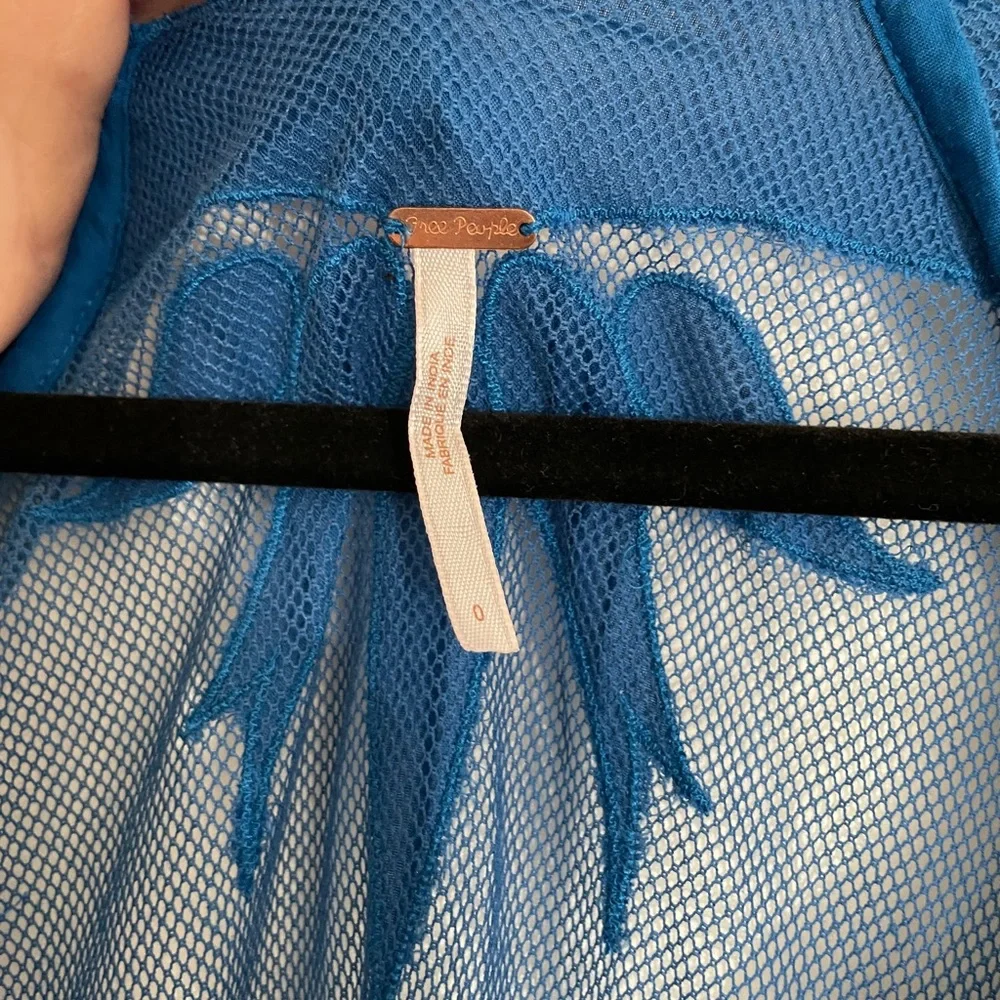 Free People Blue Mahoe Dress Sz 0